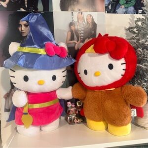Hello Kitty Plush Duo - Thanksgiving and Halloween versions